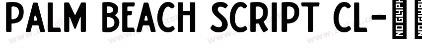 Palm Beach Script Cl字体转换 Palm Beach Script Cl字体转换